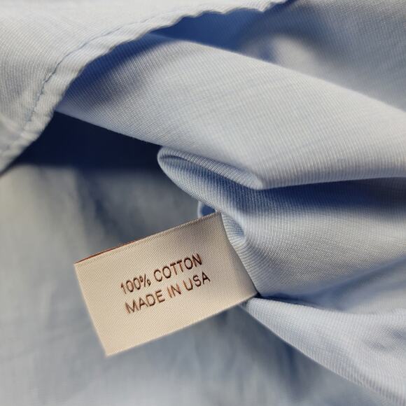 Hamilton Shirt Co. x Todd Snyder Dress Shirt size 15 Blue - Picture 11 of 13